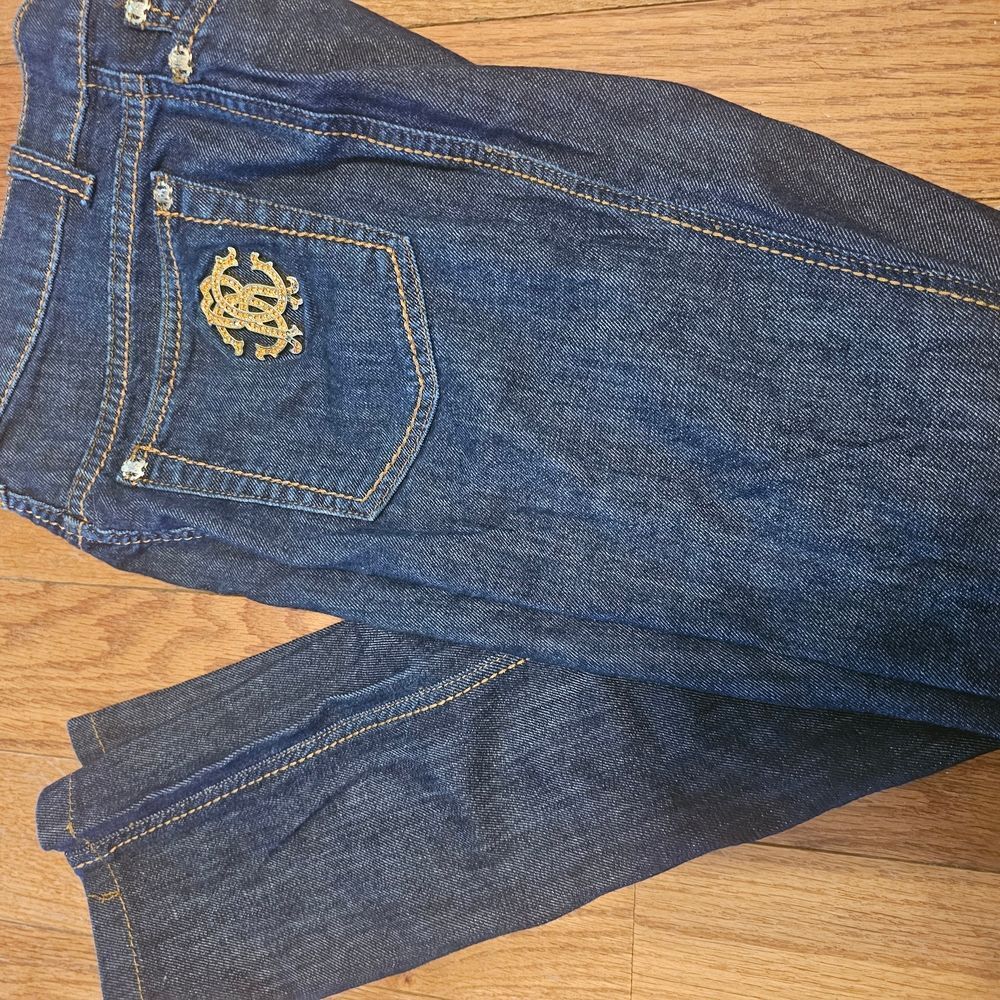 Robert Cavalli Blue Denim Jeans Size 38